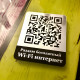QR-код WiFi: Табличка с доступом без пароля